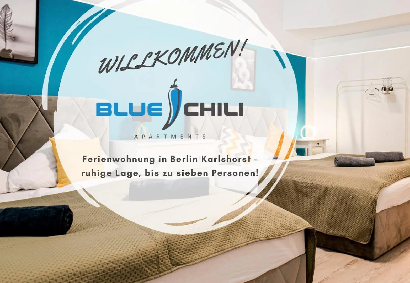Blue Chili 31 - Stadtwohnung Fuer 7 - Modern Zentral Karlshorst Wlan location
